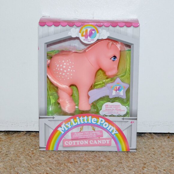 2023 Hasbro My Little Pony Cotton Candy MIB Brand New MLP 40 Years - Picture 1 of 8
